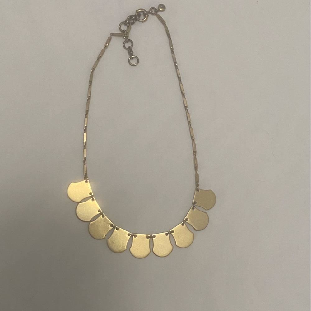 Simple Gold Statement Necklace